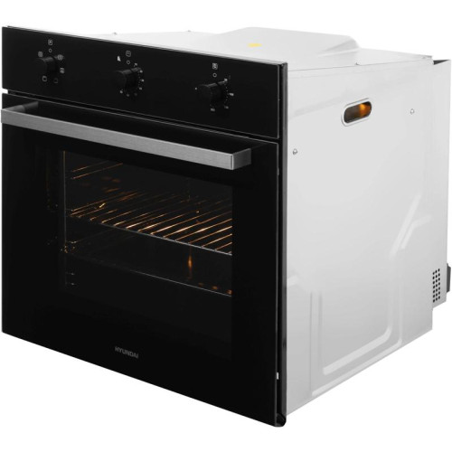 Духовой шкаф Электрический/ Духовой шкаф Электрический Hyundai HEO 6631 BG черное стекло