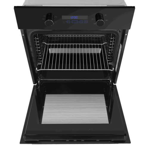 Встраиваемый духовой шкаф MAUNFELD/ Встраиваемый духовой шкаф MOGM703B2 с электрическим грилем, полезный объем 70 л, 3 режима работы, комбинированное управление, гидролизная очистка, максимальная температура 265 С, таймер, гриль, электроподжиг, газ-контро