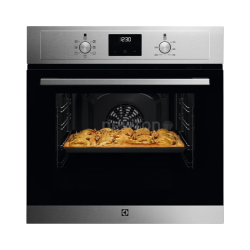 Встраиваемый духовой шкаф ELECTROLUX/ Встраиваемый духовой шкаф ELECTROLUX EOF3H50BX 60 см, 65 л, 8 режимов, 59.4x59.5x56.9 см, очистка паром, нержавеющая сталь,1-уровневые телескопические направляющие.