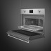 Встраиваемый духовой шкаф SMEG/ Встраиваемый духовой шкаф SMEG, 45 см, функция СВЧ, паровая очистка, 11 функций, дисплей, поворотные переключатели, таймер, блокировка управления, поддержание тепла, автоматическое выключение, Soft петли, 4 стекла в дверце,