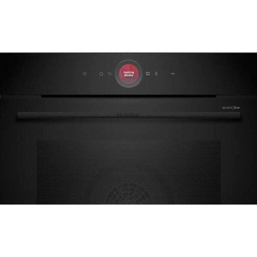 Встраиваемая электрическая духовка BOSCH/ Встраиваемая электрическая духовка BOSCH HBG9742B1S Accent Line. Встраиваемый духовой шкаф с 14 режимами нагрева,контроль температуры от 30 °C до 300 °C,объем 71 л,Eco Clean Direct,TFT сенсорный дисплей,дверь с So