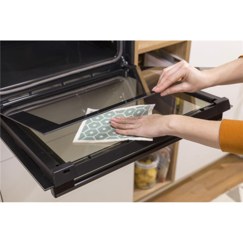 Встраиваемые электрические духовки GORENJE/ 59.5 х 59.5 x 56.4 см, 77 л, приготовление с паром, черный