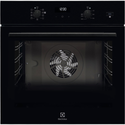 Встраиваемые электрические духовки ELECTROLUX/ Встраиваемые электрические духовки ELECTROLUX EOD5C50Z Духовой шкаф с паром SteamBake, основной цвет - чёрный, утапливаемые переключатели, таймер отключения, отложенный старт, будильник, хромированные направл