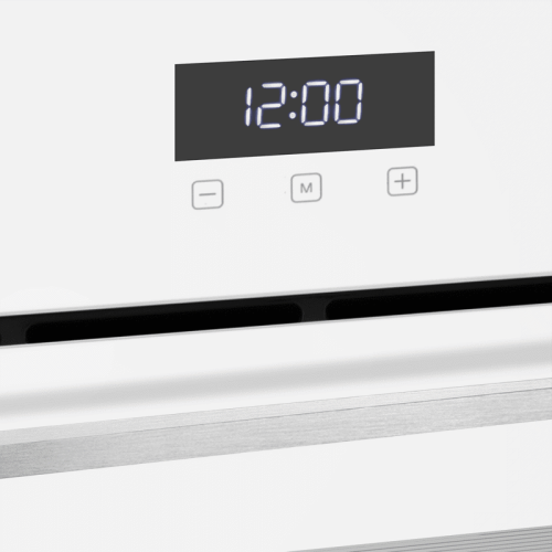 Тип: электрический, 60 см, 76 л, 9 режимов, таймер, комбинированное управление, гриль, конвекция, телескоп, белое стекло