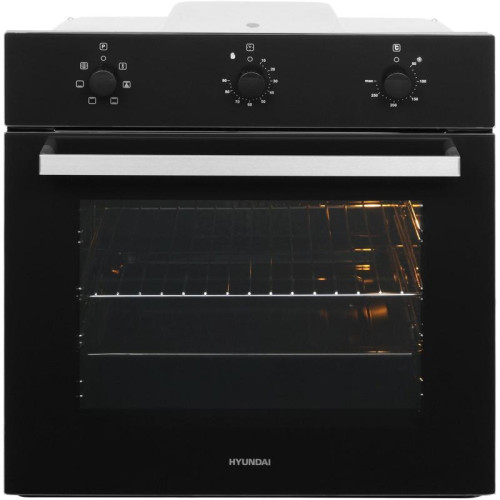 Духовой шкаф Электрический/ Духовой шкаф Электрический Hyundai HEO 6631 BG черное стекло