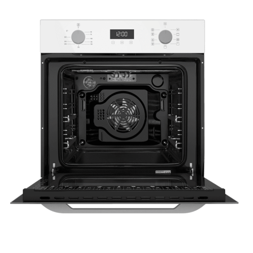 Тип: электрический, 60 см, 76 л, 9 режимов, таймер, комбинированное управление, гриль, конвекция, телескоп, белое стекло