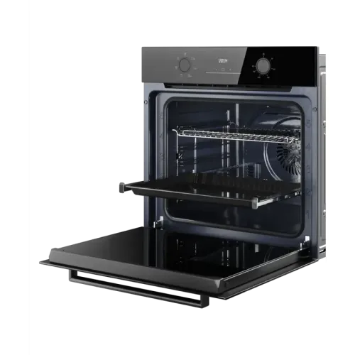 Духовой шкаф Kuppersberg/ Духовой шкаф Kuppersberg, High-Tech, 78 л, поворотное управление, дисплей, таймер, 6 режимов, макс. температура 310 градусов, телескопические направляющие (на 1 уровень), цвет черный, цвет фурнитуры черный