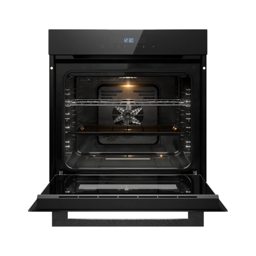 Духовой шкаф Kuppersberg/ Духовой шкаф Kuppersberg, High-Tech, 73 л, сенсорное управление, дисплей, таймер, 11 режимов, макс. температура 250 градусов, гриль, телескопические направляющие (на 1 уровень), энергоэффективность А, цвет черный, цвет фурнитуры 