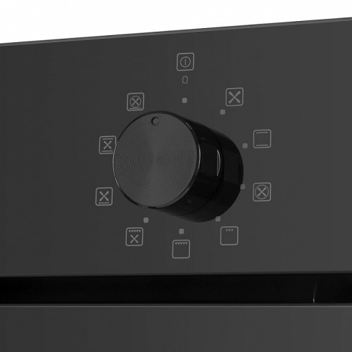 Шкаф духовой электрический MAUNFELD/ Шкаф духовой электрический MAUNFELD  EOEM.769B3 электрический, ширина 60 см, механическое управление, 76 л., конвекция, гриль, дисплей, черный цвет