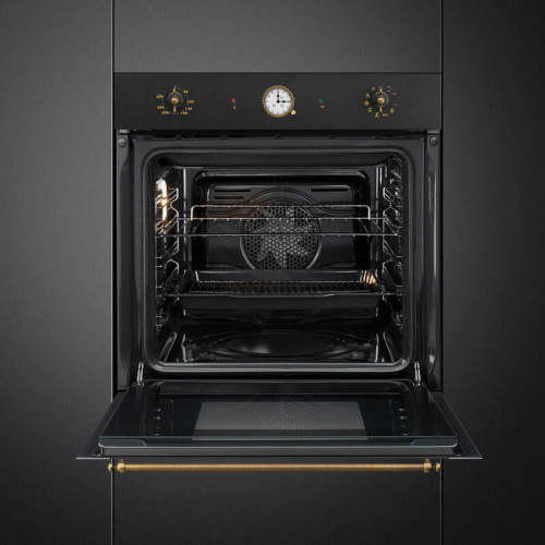 Встраиваемый духовой шкаф SMEG/ Встраиваемый духовой шкаф SMEG, 60 см, Coloniale, 50-260 градусов, часы/таймер, галогенная подсветка, 9 режимов, поворотные переключатели Coloniale, пиролиз, автоматическое отключение, петли Soft Close, полезный объем 65 л, Встраиваемый духовой шкаф SMEG/ Встраиваемый духовой шкаф SMEG, 60 см, Coloniale, 50-260 градусов, часы/таймер, галогенная подсветка, 9 режимов, поворотные переключатели Coloniale, пиролиз, автоматическое отключение, петли Soft Close, полезный объем 65 л,
