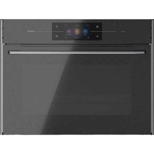 Встраиваемые электрические духовки ASKO/ Арт. 731915 ; 45.5x59.5x54.6 см, СВЧ, 5-в-1, 50 л, 20 режимов нагрева, функция пара, 143 автоматических программы, сенсорный графический TFT дисплей, черный