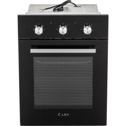 Духовой шкаф Электрический/ Духовой шкаф Электрический Lex EDM 4570 BL стекло черное