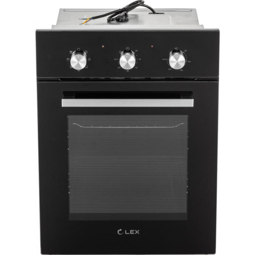 Духовой шкаф Электрический/ Духовой шкаф Электрический Lex EDM 4570 BL стекло черное