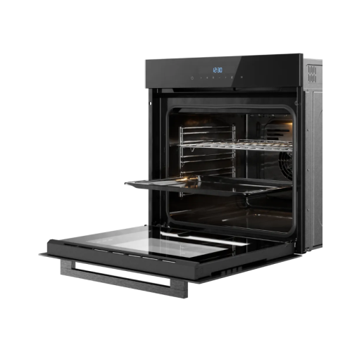 Духовой шкаф Kuppersberg/ Духовой шкаф Kuppersberg, High-Tech, 73 л, сенсорное управление, дисплей, таймер, 11 режимов, макс. температура 250 градусов, гриль, телескопические направляющие (на 1 уровень), энергоэффективность А, цвет черный, цвет фурнитуры 