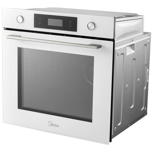 Встраиваемый духовой шкаф Midea/ MDK/Встраиваемый духовой шкаф Midea, 70 литров, поворотное управление, LCD дисплей, таймер, 9 режимов, каталитическая очистка, съемная дверца, 3 стекла, плавное закрывание SoftClose, телескопические направляющие, цвет бело