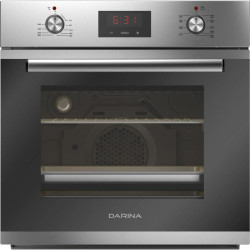 Духовой шкаф Электрический/ Духовой шкаф Электрический Darina 1U5 BDE 112 708 X5 нержавеющая сталь/черный