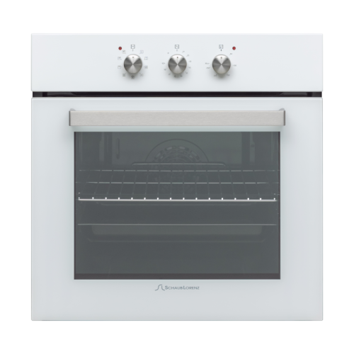 Встраиваемые электрические духовки Schaub Lorenz/ Встраиваемые электрические духовки Schaub Lorenz SLB EW6313 59.5х59.5x61 см, 58л, 9 режимов работы, механические переключатели, механический таймер, белая эмаль/ручки цвета нержавеющая сталь