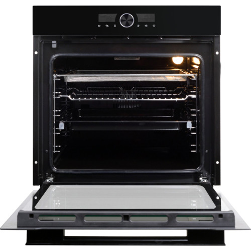 Электрический духовой шкаф KORTING/ Электрический духовой шкаф KORTING, 60 см, функция AirFry, 50-250 градусов, объем 75 л, сенсорное управление + электронный поворотный регулятор, LED дисплей белого цвета, 11 режимов, 22 автоматические программы, телеско