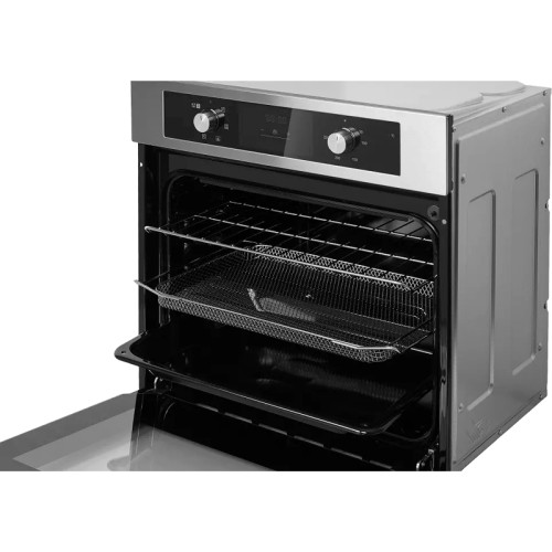 Встраиваемый духовой шкаф Midea/ MDK/Встраиваемый духовой шкаф Midea, объем 60 л, сенсорный программатор, цифровой LED дисплей, 6 режимов, утапливаемые переключатели, цвет нержавеющая сталь