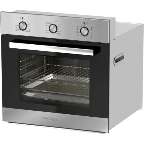 Духовой шкаф Электрический/ Духовой шкаф Электрический Darina 1U5 BDE 112 707 X3 нержавеющая сталь/стекло черное
