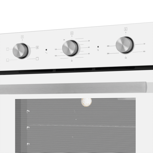 Шкаф духовой электрический MAUNFELD/ Шкаф духовой электрический MAUNFELD AEOC6040W Духовой шкаф, Тип: электрический 60 см, таймер, 3 режима, утапливаемые переключатели, гидролизная очистка, цвет белый