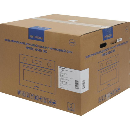 Духовой шкаф Электрический/ Духовой шкаф Электрический Hyundai HMEO 6540 DX черный
