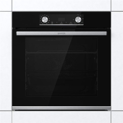 Встраиваемые электрические духовки GORENJE/ 59.5 х 59.5 x 56.4 см, 77 л, приготовление с паром, черный