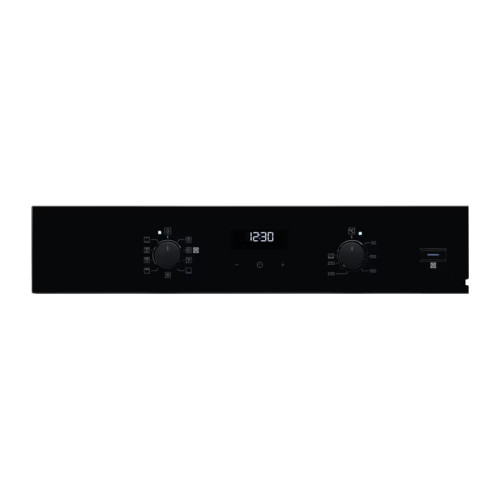 Встраиваемый духовой шкаф/ Встраиваемый духовой шкаф с паром, 60 см, паровая очистка, 72 л, 8 режимов,цвет-черное стекло,направляющие проволочные + телескопические (1 уровень)