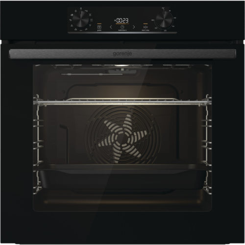 Встраиваемые электрические духовки GORENJE/ Встраиваемые электрические духовки GORENJE BO6735E02BK Духовой шкаф, Полезный объем: 77 л, Стандартный шарнир дверцы, Решетка, Съемные направляющие, Дверца CompactDoor: 2 стекла + 1 термослой, Габаритные размеры