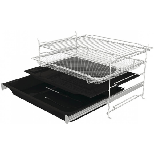 Встраиваемая электрическая духовка Gorenje/ Встраиваемая электрическая духовка Gorenje, объем 77 л, макс. температура 320 градусов, сенсорное/поворотное управление, Wi-Fi, пиролитическая очистка, телескопические направляющие на одном уровне, термощуп, Air