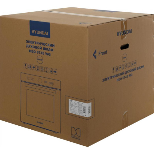 Духовой шкаф Электрический/ Духовой шкаф Электрический Hyundai HEO 6745 WG белый