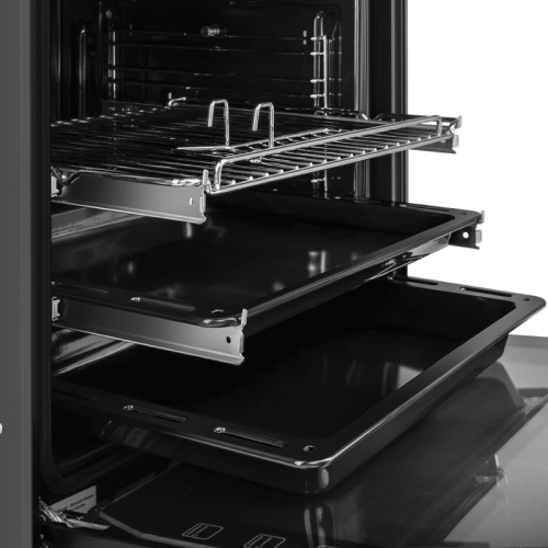 Тип: электрический, 60 см, 76 л, 9 режимов, таймер, комбинированное управление, гриль, конвекция, телескоп, белое стекло