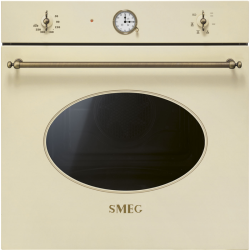 Духовой шкаф Smeg/ Духовой шкаф Smeg, Coloniale, 60 см, 70 л, 50-250 градусов, электромеханическая регулировка температуры, поворотные переключатели, галогеновая подсветка, часы/таймер, 6 функций приготовления, автоматическое отключение, энергоэффективнос