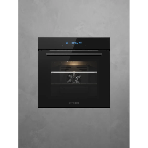 Духовой шкаф Kuppersberg/ Духовой шкаф Kuppersberg, High-Tech, 73 л, сенсорное управление, дисплей, таймер, 11 режимов, макс. температура 250 градусов, гриль, телескопические направляющие (на 1 уровень), энергоэффективность А, цвет черный, цвет фурнитуры 