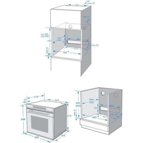 Духовой шкаф Электрический/ Духовой шкаф Электрический Weissgauff EOM 751 PDB Black Edition черный