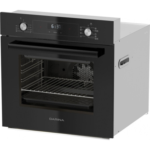 Духовой шкаф Электрический/ Духовой шкаф Электрический Darina 0V5 BDE 112 708 B1 черный/стекло черное