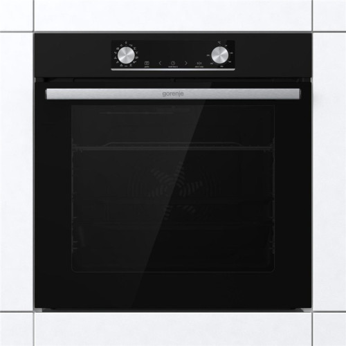 Встраиваемые электрические духовки GORENJE/ Духовой шкаф, 77л, 60 см, ExtraSteam: приготовление с паром, Очистка паром AquaClean, черный