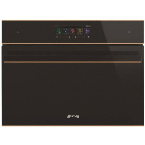 Встраиваемый духовой шкаф SMEG/ Встраиваемый духовой шкаф SMEG, 45 см, Dolce Stil Novo, СВЧ + Пар, 26 режимов, 10 персональных рецептов, 150 автоматических программ, 3 уровня подачи пара, сенсорное управление, таймер, быстрый старт, поддержание тепла, TFT