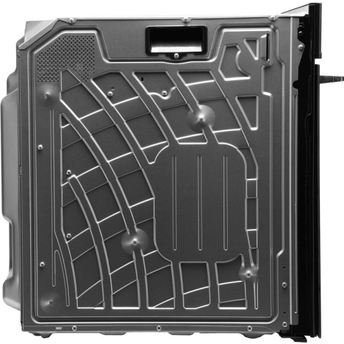 Духовой шкаф Электрический/ Духовой шкаф Электрический Hyundai HMEO 6780 DX черное стекло/серебристый