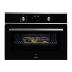 Встраиваемый духовой шкаф Electrolux/ Компактный духовой шкаф с СВЧ 45 см, 43 л,14 режимов,нержавеющая сталь