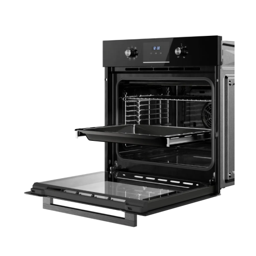 Духовой шкаф Kuppersberg/ Духовой шкаф Kuppersberg, High-Tech, 70 л, сенсорное/поворотное управление, дисплей, таймер, 8 режимов, макс. температура 250 градусов, гриль, телескопические направляющие (на 1 уровень), энергоэффективность А, цвет черный, цвет 