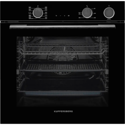 Электрический духовой шкаф Kuppersberg/ 60 см, 80 л, High-Tech, 10 режимов, ПАР, Soft Close, телескопические направляющие, черный цвет