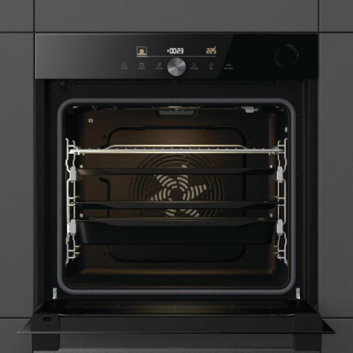 Духовой шкаф Gorenje/ Духовой шкаф Gorenje, полезный объем 77 л, сенсорный программатор IconLED+, Wi-Fi управление, двойное освещение, многоуровневое приготовление, PerfectGrill, SteamAssist, телескопическое направляющие на 2-х уровнях, термощуп, максимал