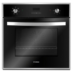 Духовой шкаф Электрический/ Духовой шкаф Электрический Hyundai HEO 6642 IX серебристый/черный