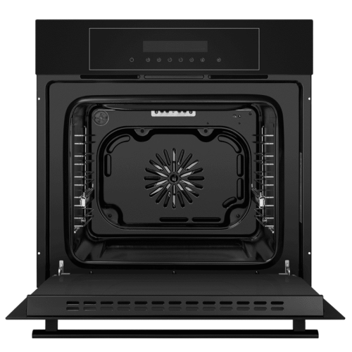 Тип: электрический 60 см, 60 л, таймер, 8 функций, сенсорное управление, гидролизный тип очистки, черный