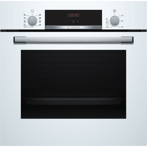 Встраиваемая электрическая духовка BOSCH/ Встраиваемая электрическая духовка BOSCH HBF534EW0Q 59.5x59.4x54.8 см, 66 л, гриль, конвекция, белый