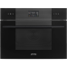 Встраиваемый духовой шкаф SMEG/ 45 см, с паром, Linea, паровая очистка, 12 программ, 41 л, черный цвет Встраиваемый духовой шкаф SMEG/ 45 см, с паром, Linea, паровая очистка, 12 программ, 41 л, черный цвет