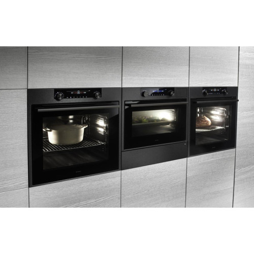 Встраиваемые электрические духовки ASKO/ Арт. 736345 ; 45.5x59.5x54.6 см, СВЧ, 50 л, 11 режимов, 6 режимов приготовления с СВЧ, 120 автоматических программ, цветной TFT дисплей, черная сталь