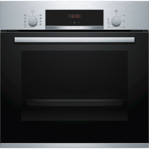 Встраиваемая электрическая духовка BOSCH/ Встраиваемая электрическая духовка BOSCH HBF534ES0Q 59.5x59.4x54.8 см, 66 л, гриль, конвекция, нержавеющая сталь