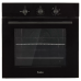 Газовый духовой шкаф EVELUX, объем 67 л, поворотные переключатели, таймер, автоматическое отключение, конвекция, 4 режима, традиционная очистка, 2 стекла в дверце, цвет черный